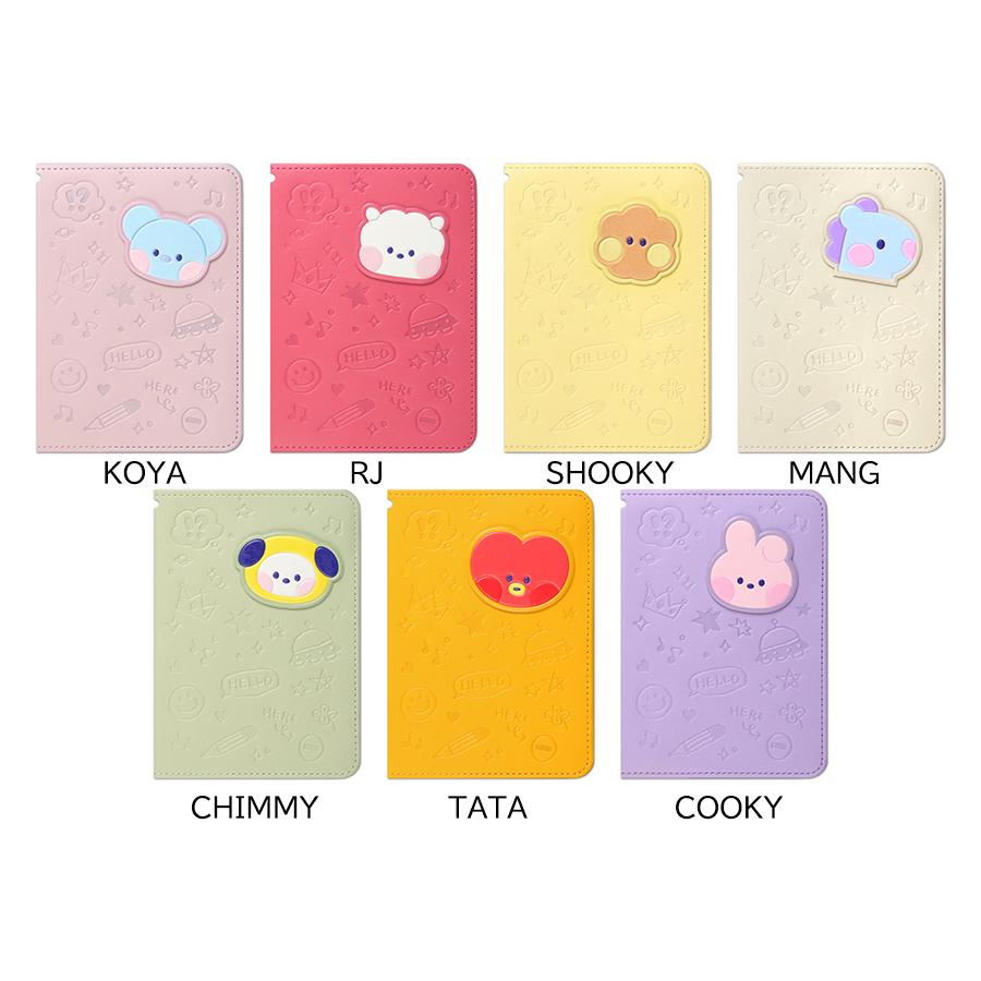 BT21 minini Leather Patch Passport Cover【BT21グッズ】パスポートケース 旅行 旅行グッズ トラベルグッズ 収納ケース ポケット付き 韓国 トラベル | BT21 | 02
