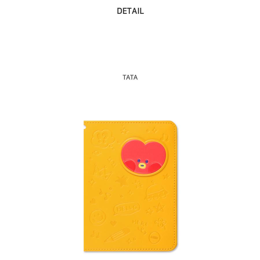 BT21 minini Leather Patch Passport Cover【BT21グッズ】パスポートケース 旅行 旅行グッズ トラベルグッズ 収納ケース ポケット付き 韓国 トラベル | BT21 | 04