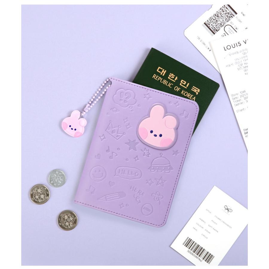 BT21 BT21 minini Leather Patch Passport Cover【BT21グッズ