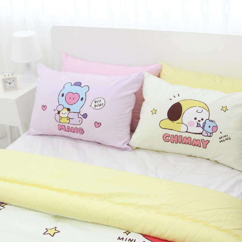 BT21 Little Buddy Pillow Cover【送料無料】枕カバー 100%純綿素材