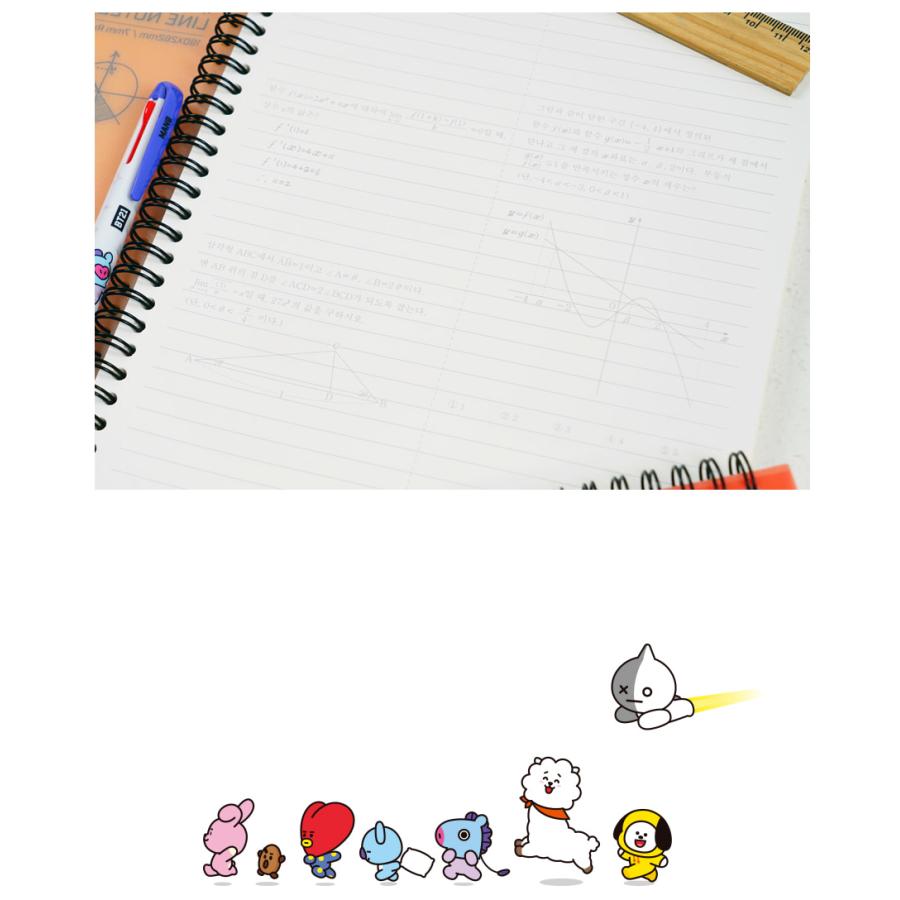 BT21 Mathematics Note【BT21公式グッズ】数学ノート 数学 メモ 学校 塾 使いやすい 罫線 人気 BTS 防弾少年団 公式 かわいい 事務 学校 |  | 06
