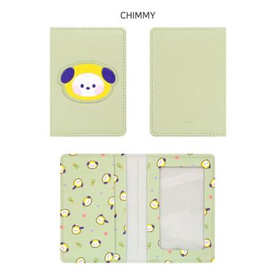 BT21 minini Leather Patch Card Case【公式】ミニニレザーパッチ