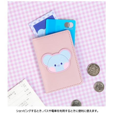 BT21 minini Leather Patch Card Case【公式】ミニニレザーパッチ