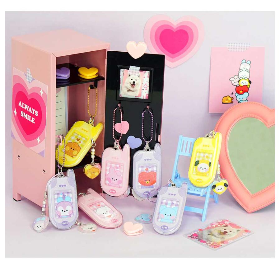 BT21 minini Retro Phone Keyring【送料無料】BTS公式グッズ フォート