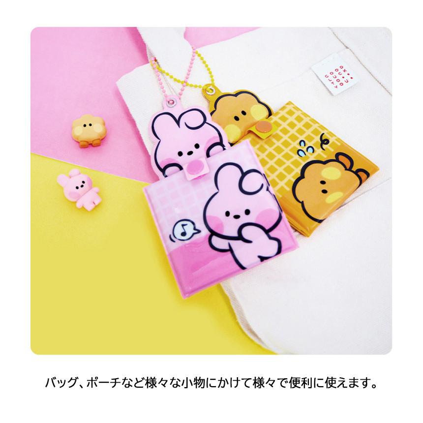 BT21 minini Mirror Keyring【BT21公式グッズ】バッグキーリング キーホルダー 鏡 キーリング PVC素材 キーチャーム キーチェーン スマートキー | BT21 | 02