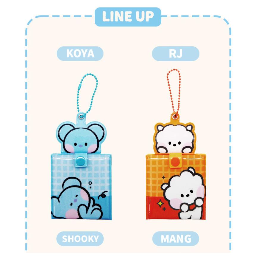 BT21 minini Mirror Keyring【BT21公式グッズ】バッグキーリング キーホルダー 鏡 キーリング PVC素材 キーチャーム キーチェーン スマートキー | BT21 | 07