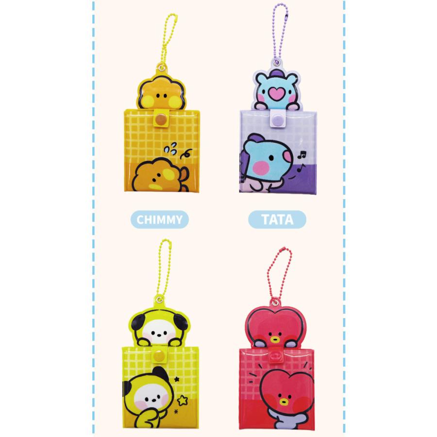 BT21 minini Mirror Keyring【BT21公式グッズ】バッグキーリング キーホルダー 鏡 キーリング PVC素材 キーチャーム キーチェーン スマートキー | BT21 | 08
