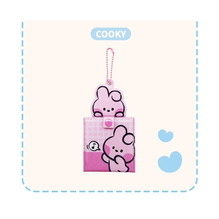 BT21 minini Mirror Keyring【BT21公式グッズ】バッグキーリング キーホルダー 鏡 キーリング PVC素材 キーチャーム キーチェーン スマートキー | BT21 | 09