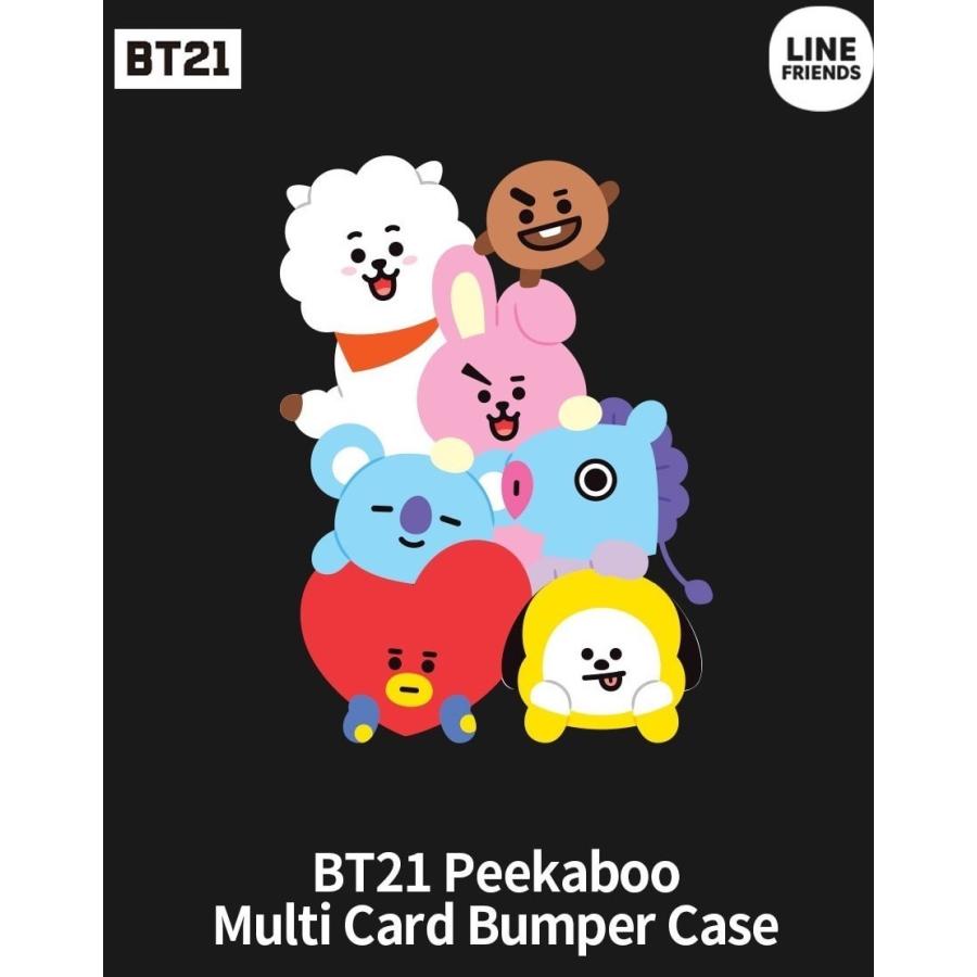 BT21 MULTI CARD SLIM BUMPER CASE 【当日発送＆送料無料】並行輸入正規品 iPhoneSE(第2世代) iPhone11 iPhone11Pro iPhone 8/7 iPhone12 | BT21 | 09