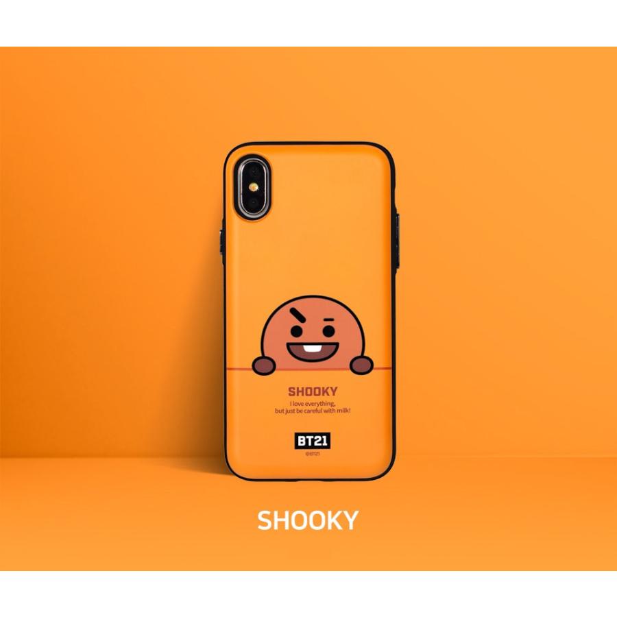 BT21 MULTI CARD SLIM BUMPER CASE 【当日発送＆送料無料】並行輸入正規品 iPhoneSE(第2世代) iPhone11 iPhone11Pro iPhone 8/7 iPhone12 | BT21 | 21