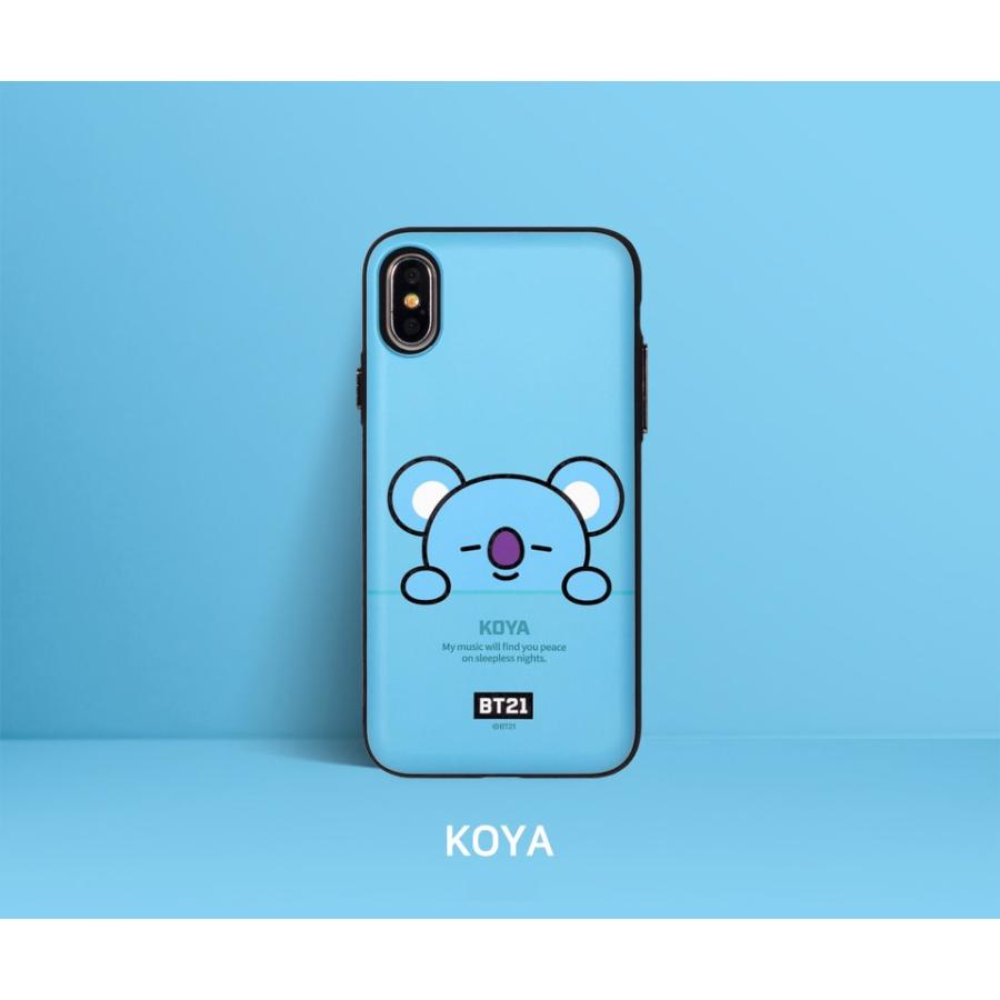 BT21 MULTI CARD SLIM BUMPER CASE 【当日発送＆送料無料】並行輸入正規品 iPhoneSE(第2世代) iPhone11 iPhone11Pro iPhone 8/7 iPhone12 | BT21 | 22