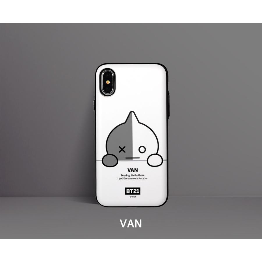 BT21 MULTI CARD SLIM BUMPER CASE 【当日発送＆送料無料】並行輸入正規品 iPhoneSE(第2世代) iPhone11 iPhone11Pro iPhone 8/7 iPhone12 | BT21 | 23