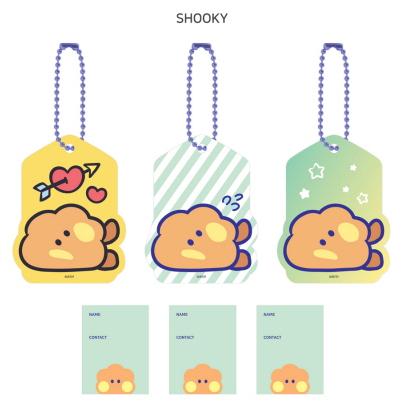 BT21 minini Name Tag Set【BT21公式グッズ】ネームタグ 名札 3個セット BT21 BT21グッズ 公式 グッズ 40x62mm 便利 学校 韓流グッズ K-POP｜aesoon｜15