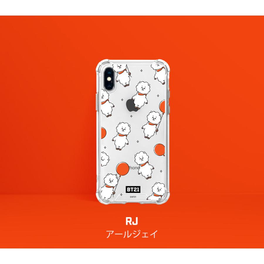 BT21 HANGOUT PATTERN CLEAR SLIM BUMPER CASE 【即日発送＆送料無料】かわいい iPhone7 iPhone8 plus  Pro iPhone11 Pro Max | BT21 | 12