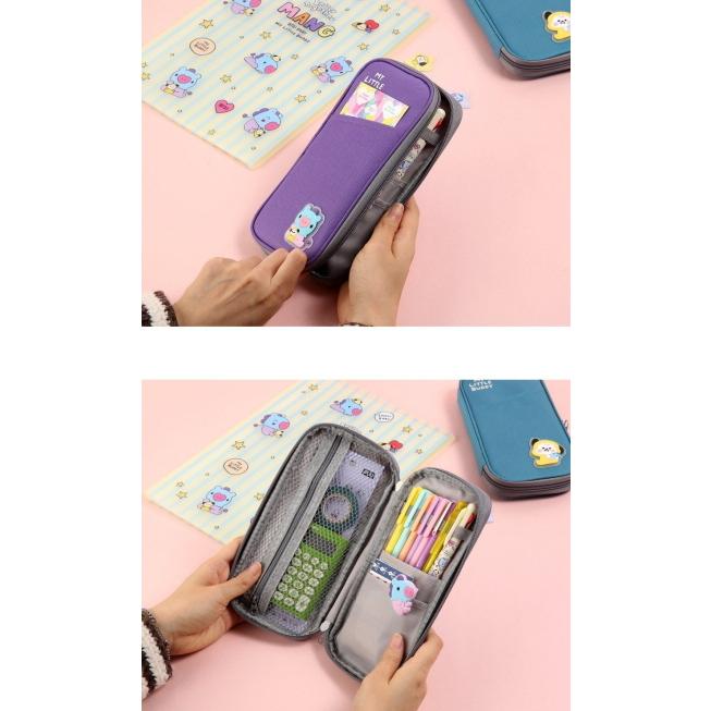 BT21 P-Pocket Little Buddy【送料無料】コンパクト ペンケース 筆箱 使いやすい 受験 かわいい 学生 学校 ペンポーチ 文房具 筆記用具 収納 |  | 14
