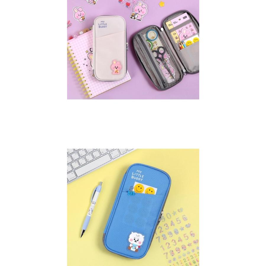 BT21 P-Pocket Little Buddy【送料無料】コンパクト ペンケース 筆箱 使いやすい 受験 かわいい 学生 学校 ペンポーチ 文房具 筆記用具 収納 |  | 06