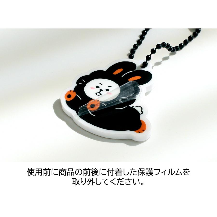 BT21 BT21 Acylic Simple Keyring Black Rabbit 【BTS公式グッズ