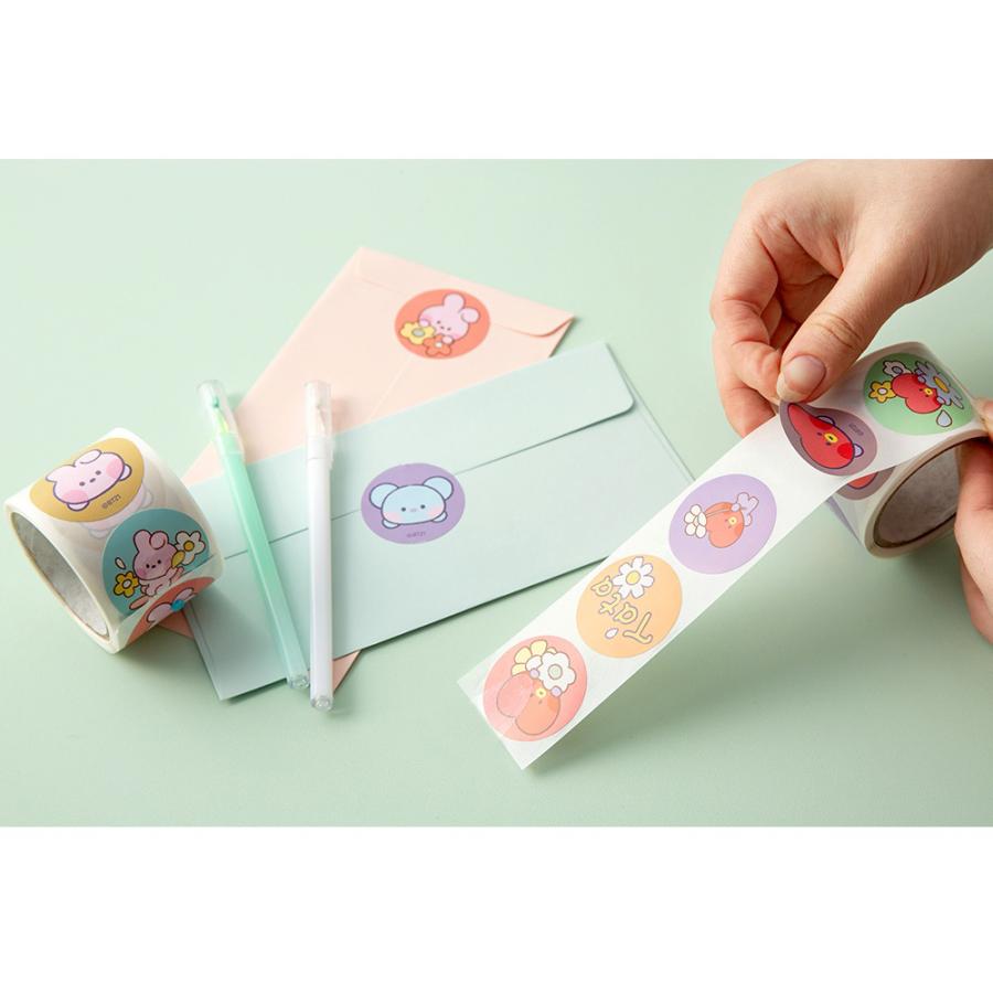 BT21 BT21 Roll Sticker Happy Flower【BT21公式グッズ】ロール