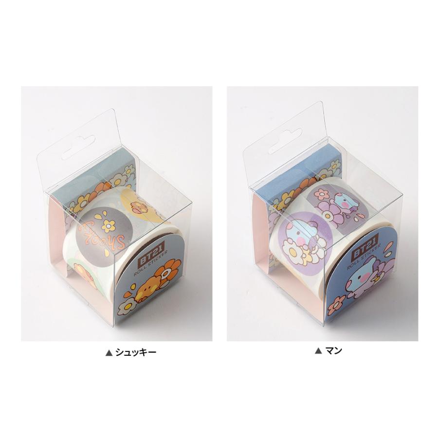 BT21 BT21 Roll Sticker Happy Flower【BT21公式グッズ】ロール