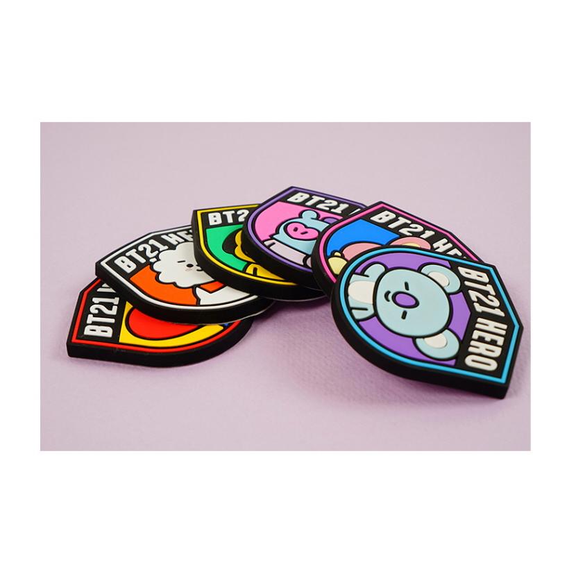 BT21 Rubber Sticker【BTS公式グッズ】ラバーステッカー べたつかない