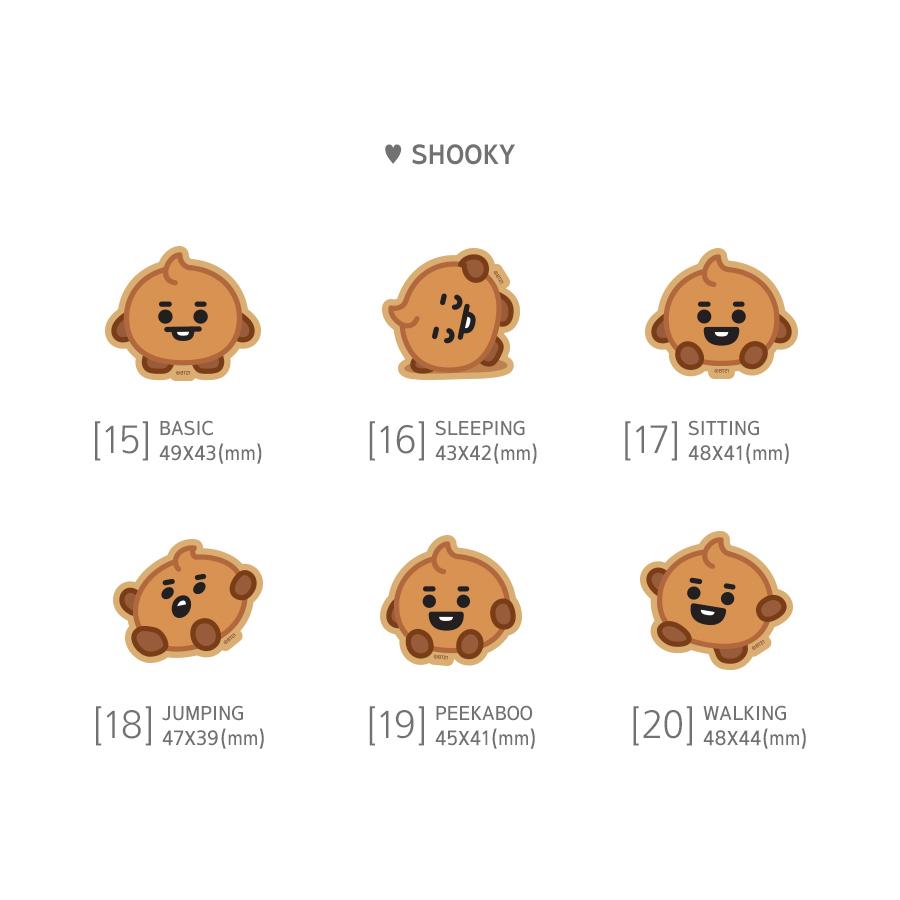 BT21 BIG STICKER【BTS公式グッズ】BT21 STICKER SLEEPING【BTS公式