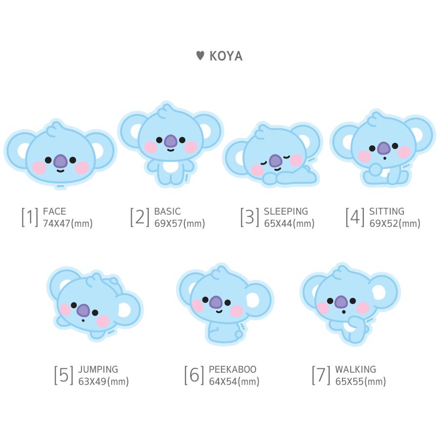 BT21 BIG STICKER【BTS公式グッズ】BT21 BIG STICKER SLEEPING【BTS公式グッズ】ステッカー シール デコレーション デコステッカー |  | 09