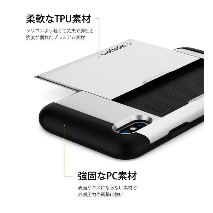 SLIM ARMOR CS【送料無料＆翌日配達】spigen iPhone7/8/SE2 iPhone7plus/8plus 耐衝撃 MIL規格取得 Qi充電 ICカード収納 | Spigen | 11