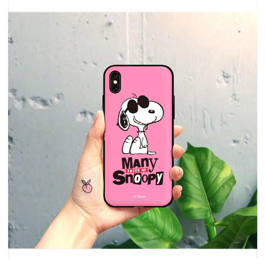 Snoopy Slim Mirror Card Case【送料無料】最新機種 iPhoneSE SE2 第2世代 カード収納 スヌーピー アイフォン 公式 可愛い iPhoneX iPhone7 iPhone12 mini | PEANUTS | 22