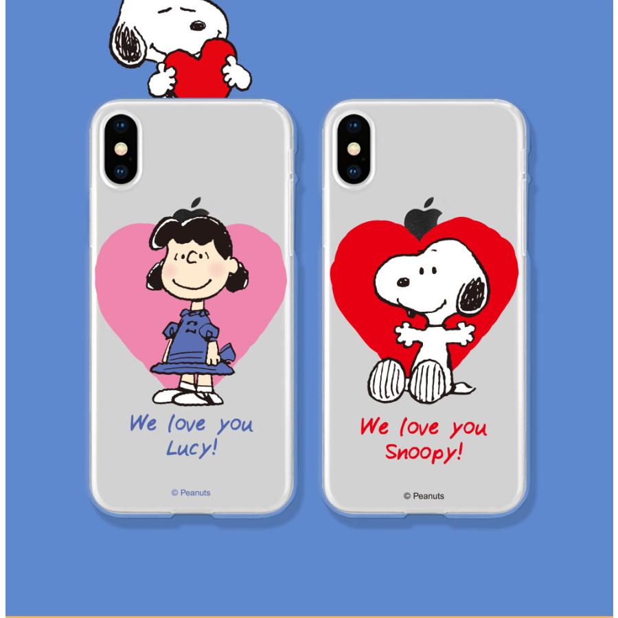 Snoopy Clear Jelly Case【送料無料】最新機種 iPhoneSE SE2 第2世代 カード収納 スヌーピー アイフォン 公式 可愛い iPhone7 iPhone12 mini 透明 クリア | PEANUTS | 19
