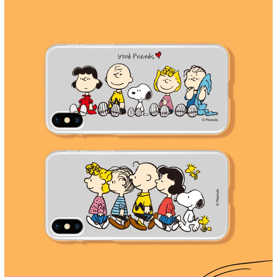 Snoopy Clear Jelly Case【送料無料】最新機種 iPhoneSE SE2 第2世代 カード収納 スヌーピー アイフォン 公式 可愛い iPhone7 iPhone12 mini 透明 クリア | PEANUTS | 20