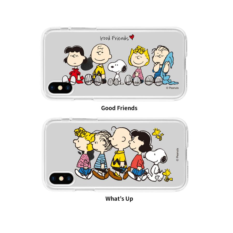 Snoopy Clear Jelly Case【送料無料】最新機種 iPhoneSE SE2 第2世代 カード収納 スヌーピー アイフォン 公式 可愛い iPhone7 iPhone12 mini 透明 クリア | PEANUTS | 25