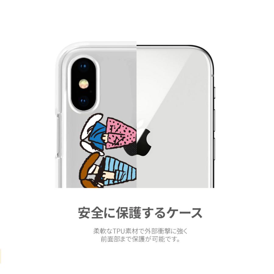 Snoopy Clear Jelly Case【送料無料】最新機種 iPhoneSE SE2 第2世代 カード収納 スヌーピー アイフォン 公式 可愛い iPhone7 iPhone12 mini 透明 クリア | PEANUTS | 13