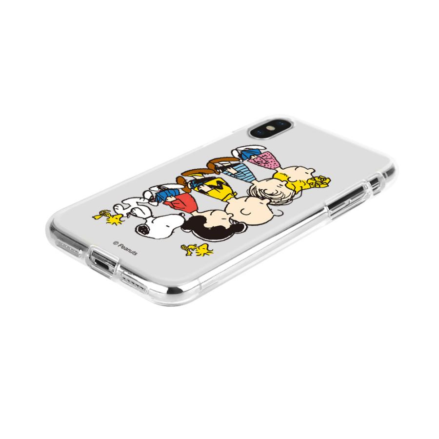 Snoopy Clear Jelly Case【送料無料】最新機種 iPhoneSE SE2 第2世代 カード収納 スヌーピー アイフォン 公式 可愛い iPhone7 iPhone12 mini 透明 クリア | PEANUTS | 15
