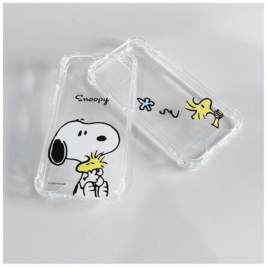 Snoopy Clear Hard Case【送料無料】iPhoneケース スヌーピー 正規品 スヌーピーグッズ シンプル アイフォンケース ブランド デザインケース | PEANUTS | 04