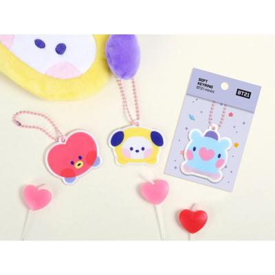 BT21 minini Soft Keyring【BT21公式グッズ】ミニニソフトキーリングBTS公式グッズ キーホルダー アクリル素材 キーチャーム キーチェーン | BT21 | 08