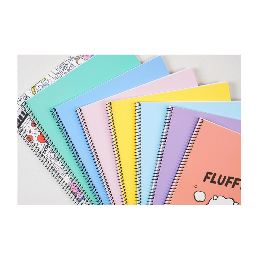 BT21 Spring Line Note Ver.2【送料無料】公式グッズ ノート スプリング 罫線 リングノート 受験 かわいい 学生 学校 BTS 韓国 新学期 メモ 勉強 文房具 手帳 |  | 03