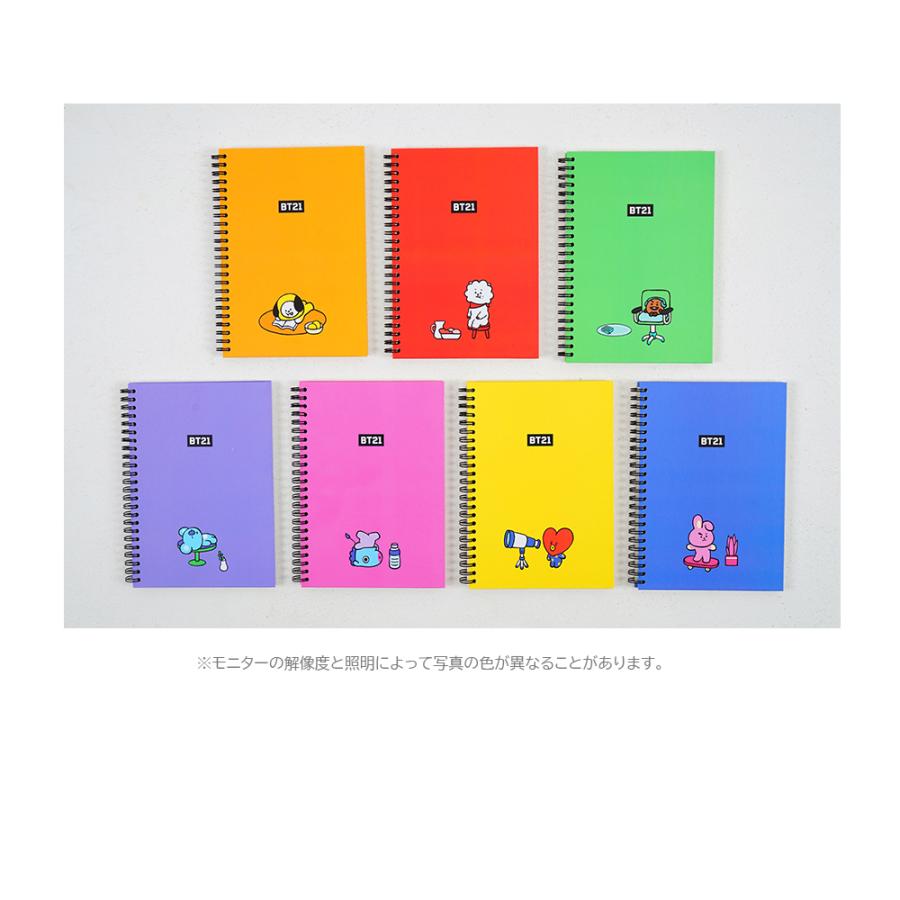 BT21 Spring Note【送料無料】正規品 公式グッズ ノート スプリング 罫線 リングノート 使いやすい 受験 かわいい 学生 学校 BTS 防弾少年団 K-POP |  | 03