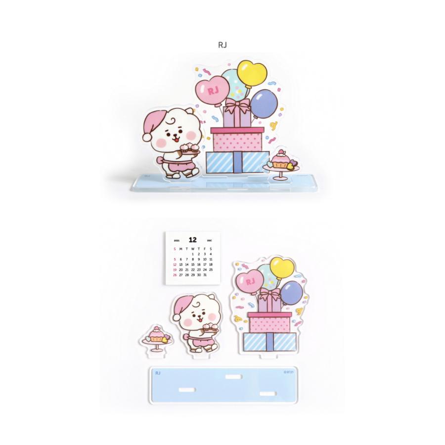 BT21 Acrylic Stand Calendar Party【BT21公式グッズ】卓上カレンダー アクリルスタンドカレンダー デスクワーク カレンダー |  | 11