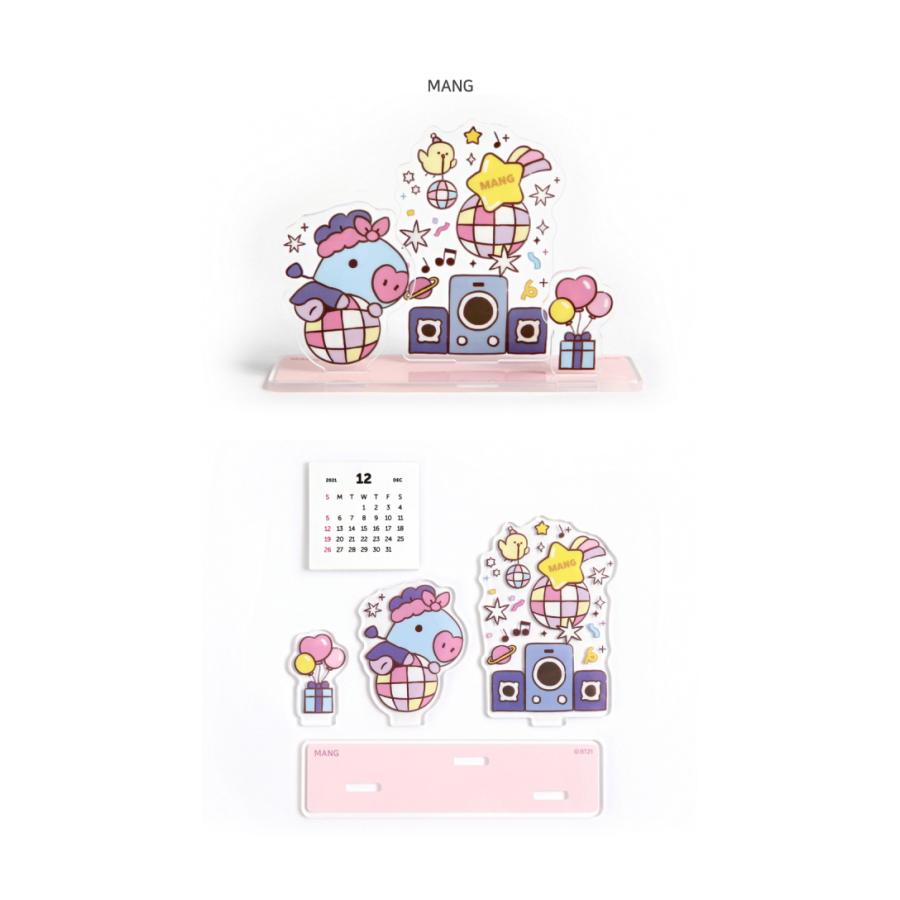 BT21 Acrylic Stand Calendar Party【BT21公式グッズ】卓上カレンダー アクリルスタンドカレンダー デスクワーク カレンダー |  | 13