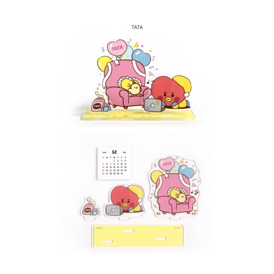 BT21 Acrylic Stand Calendar Party【BT21公式グッズ】卓上カレンダー アクリルスタンドカレンダー デスクワーク カレンダー |  | 15