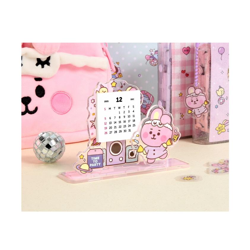 BT21 Acrylic Stand Calendar Party【BT21公式グッズ】卓上カレンダー アクリルスタンドカレンダー デスクワーク カレンダー |  | 04