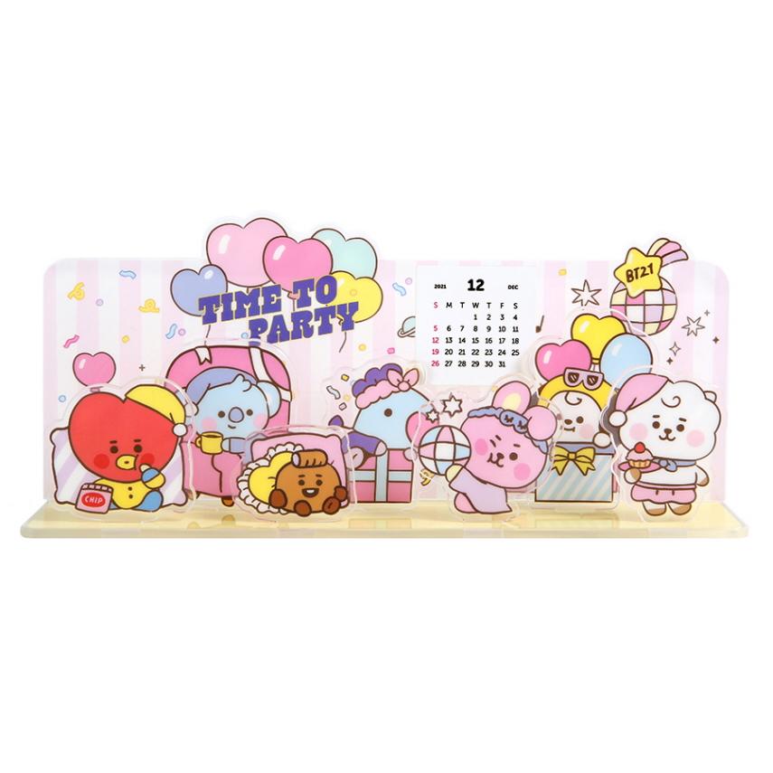 BT21 Acrylic Stand Calendar Group Party【公式】BT21 Party【BT21