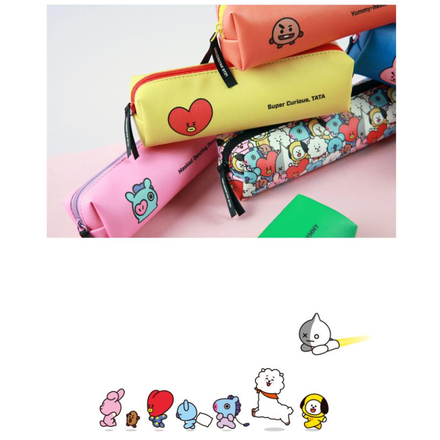 BT21 STICK PENCILCASE【送料無料】BT21 ふでばこ 公式グッズ baby ペンケース ペンポーチ 筆箱 ふで箱 文房具 文具 bt21 記念日 友達｜aesoon｜07