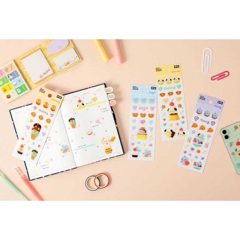 BT21 BT21 Jelly Sweetie Sticker【BT21公式グッズ】クリアステッカー