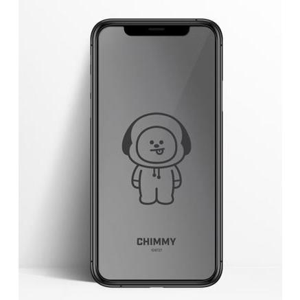 BT21 CHARACTERS TEMPERED GLASS【送料無料】 iPhone 強化ガラス 9H 保護フィルム K-POP 韓国 韓流グッズ 韓国公式 全面保護 ガラスフィルム｜aesoon｜21