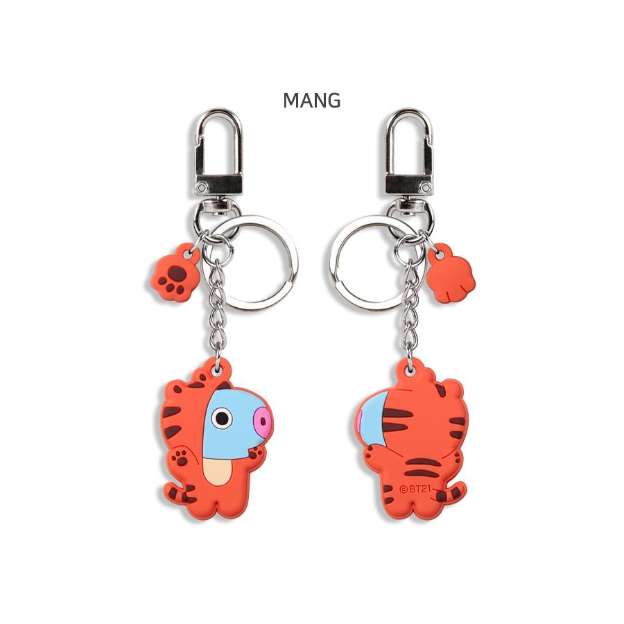 BT21 Tiger Keyring【BTS公式グッズ】タイガーキーリング TIGERKEYRING キーホルダー キーリング ストラップ BT21公式グッズ bt21 公式 |  | 10