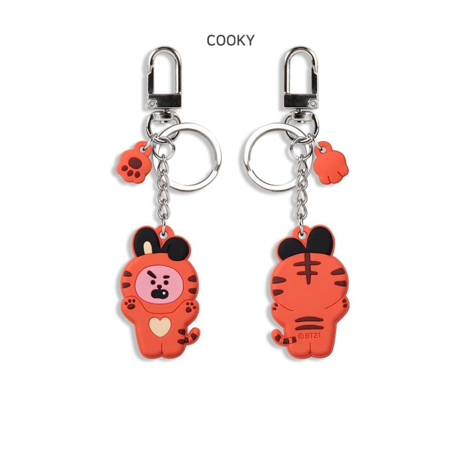 BT21 Tiger Keyring【BTS公式グッズ】タイガーキーリング TIGERKEYRING キーホルダー キーリング ストラップ BT21公式グッズ bt21 公式 |  | 13
