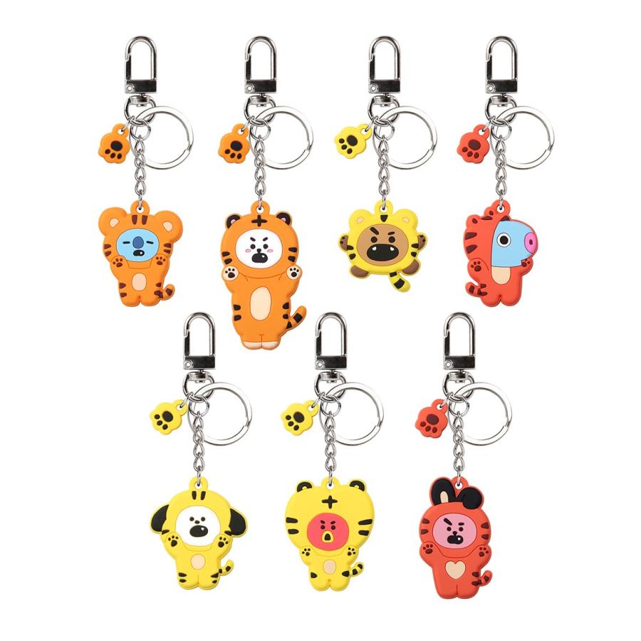 BT21 Tiger Keyring【BTS公式グッズ】タイガーキーリング TIGERKEYRING キーホルダー キーリング ストラップ BT21公式グッズ bt21 公式 |  | 19