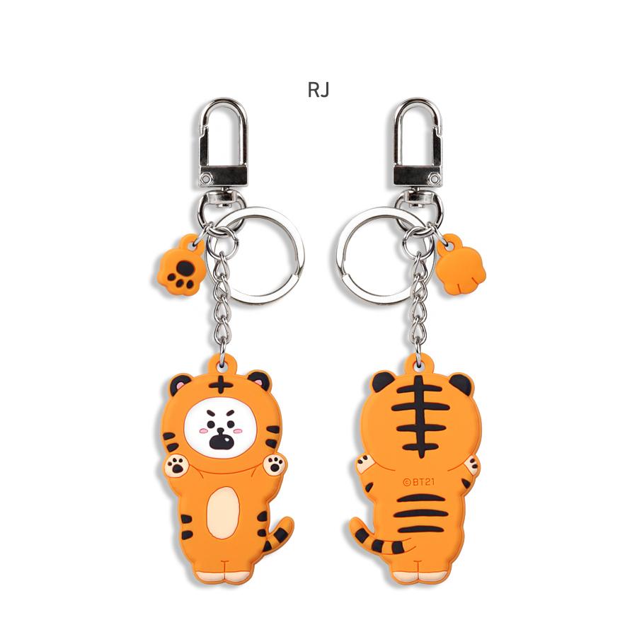 BT21 Tiger Keyring【BTS公式グッズ】タイガーキーリング TIGERKEYRING キーホルダー キーリング ストラップ BT21公式グッズ bt21 公式 |  | 08