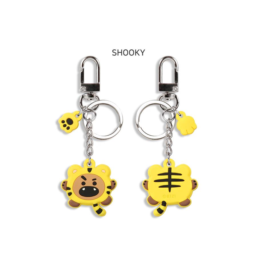 BT21 Tiger Keyring【BTS公式グッズ】タイガーキーリング TIGERKEYRING キーホルダー キーリング ストラップ BT21公式グッズ bt21 公式 |  | 09